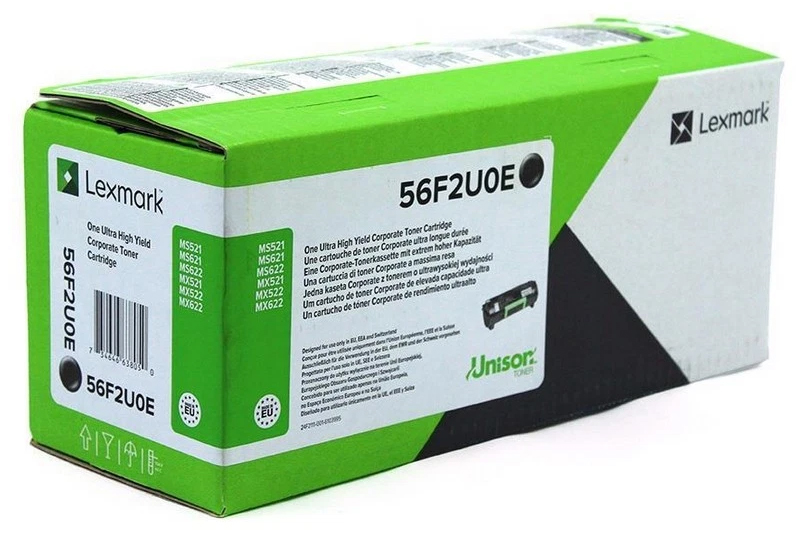 Original Lexmark 56F2U0E Toner Schwarz XXL