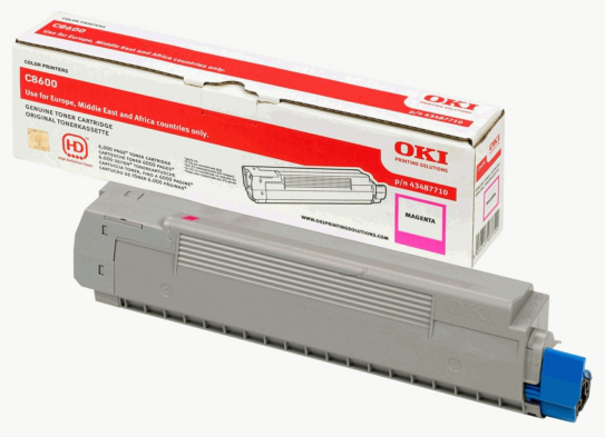 Original OKI 43487710 Toner Magenta