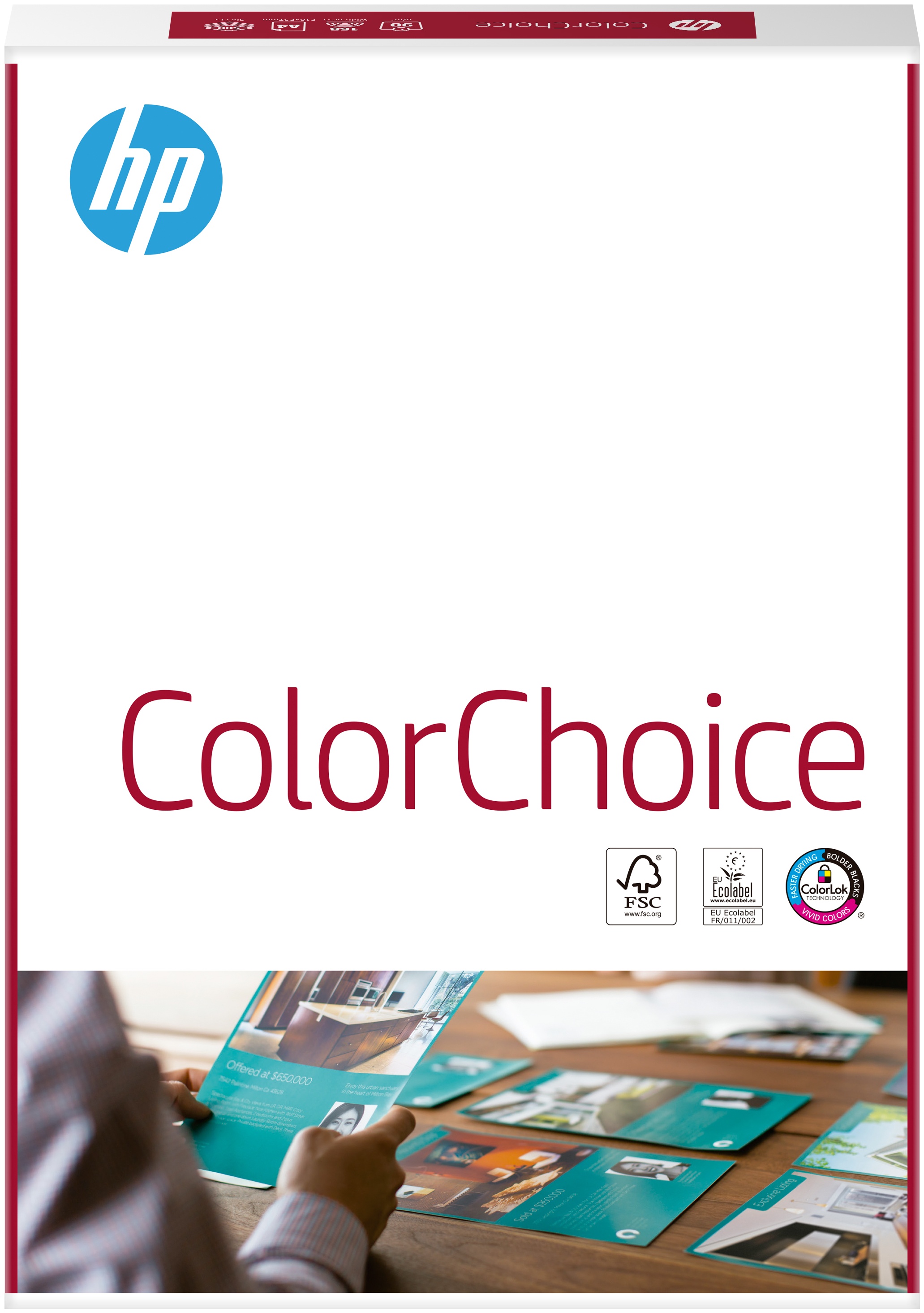 HP Kopierpapier ColorChoice | A3 | 90 g/m² | 500 Blatt
