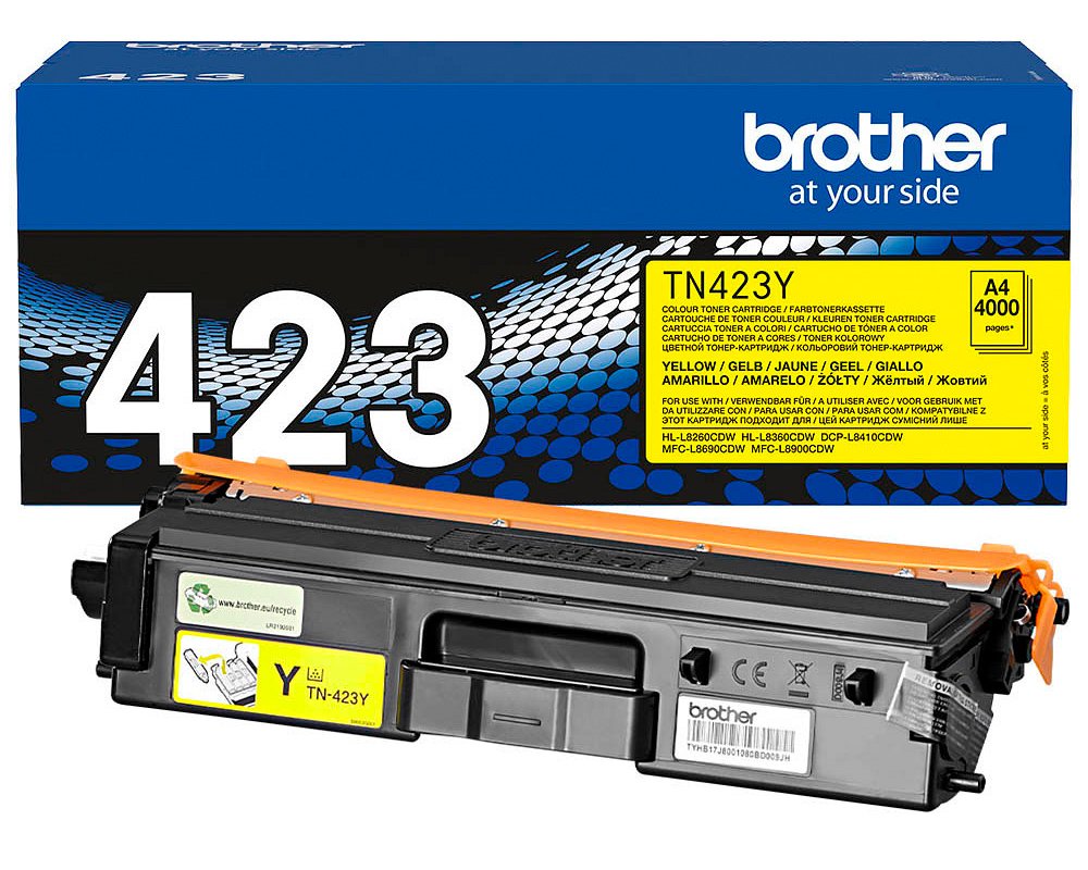 Original Brother TN423Y Toner Gelb XL