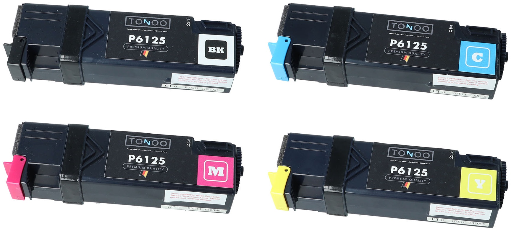 Tonoo® Toner ersetzt Xerox Phaser 6125 | Spar Set