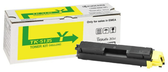 Original Kyocera TK5135Y Toner Gelb