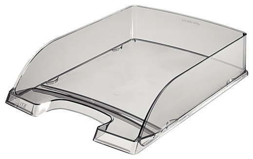 Leitz Briefablage Plus | DIN A4 | Grau/Transparent | Polystyrene