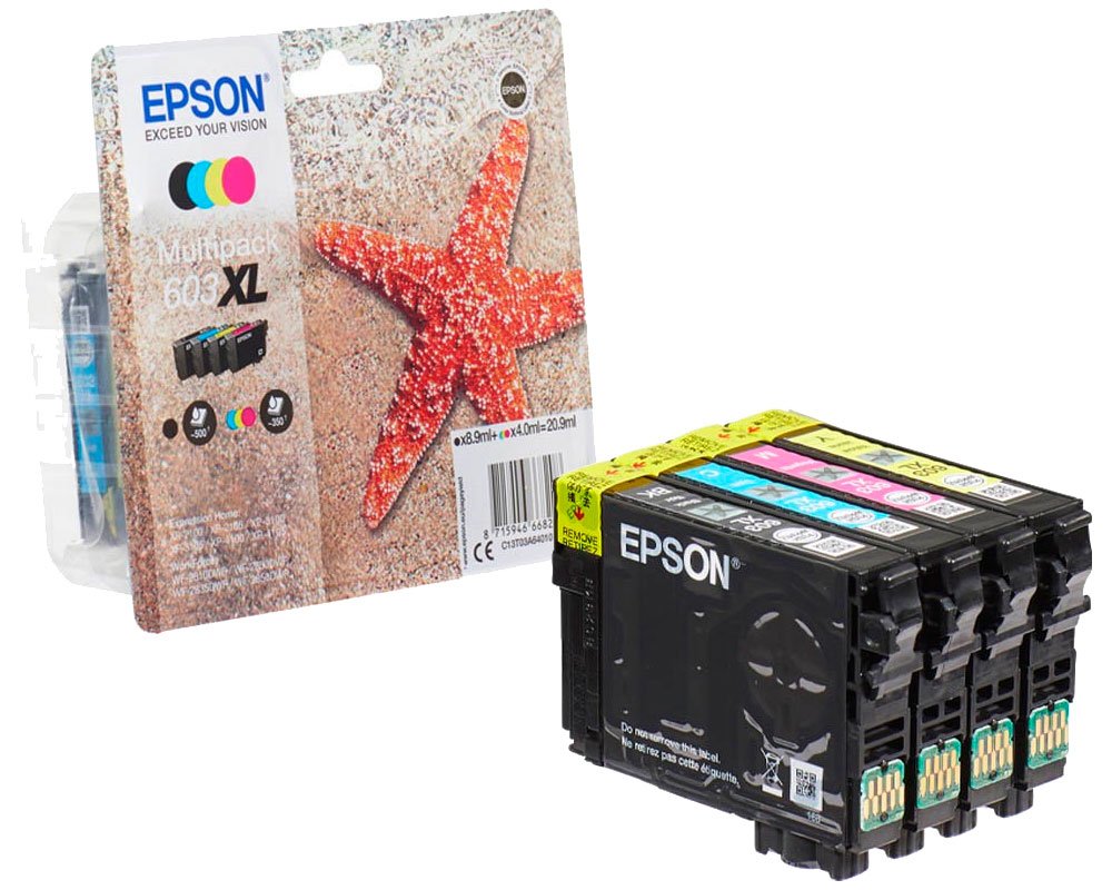 Original Epson 603XL | C13T03A64010 Tinte Spar Set XL