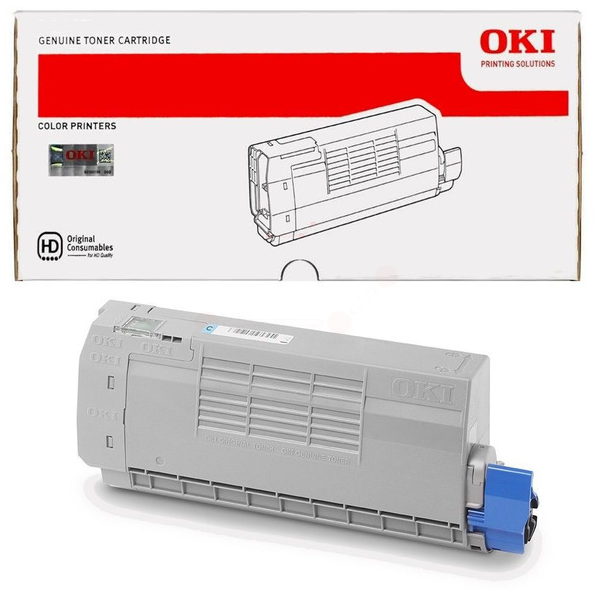 Original OKI 46507615 Toner Cyan