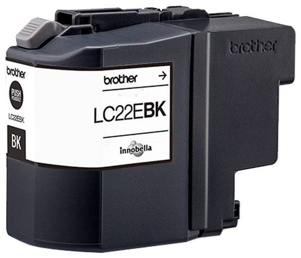 Original Brother LC22EBK Tinte Schwarz