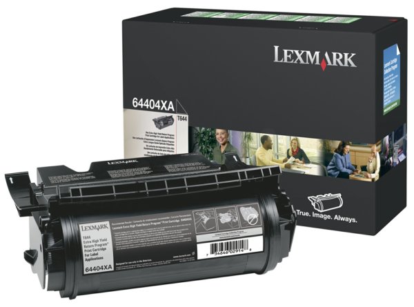 Original Lexmark 64404XE Toner Schwarz für Etiketten XL