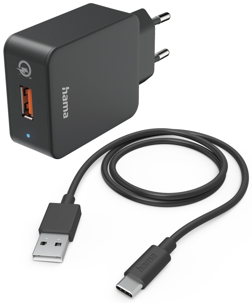 Hama Ladekabel mit Adapter 19,5 W 1,5 m Kabel