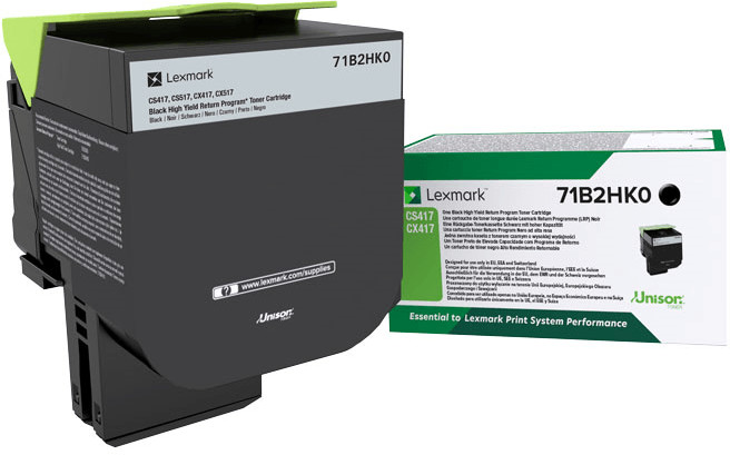 Original Lexmark 71B2HK0 Toner Schwarz XL ( A-Ware )
