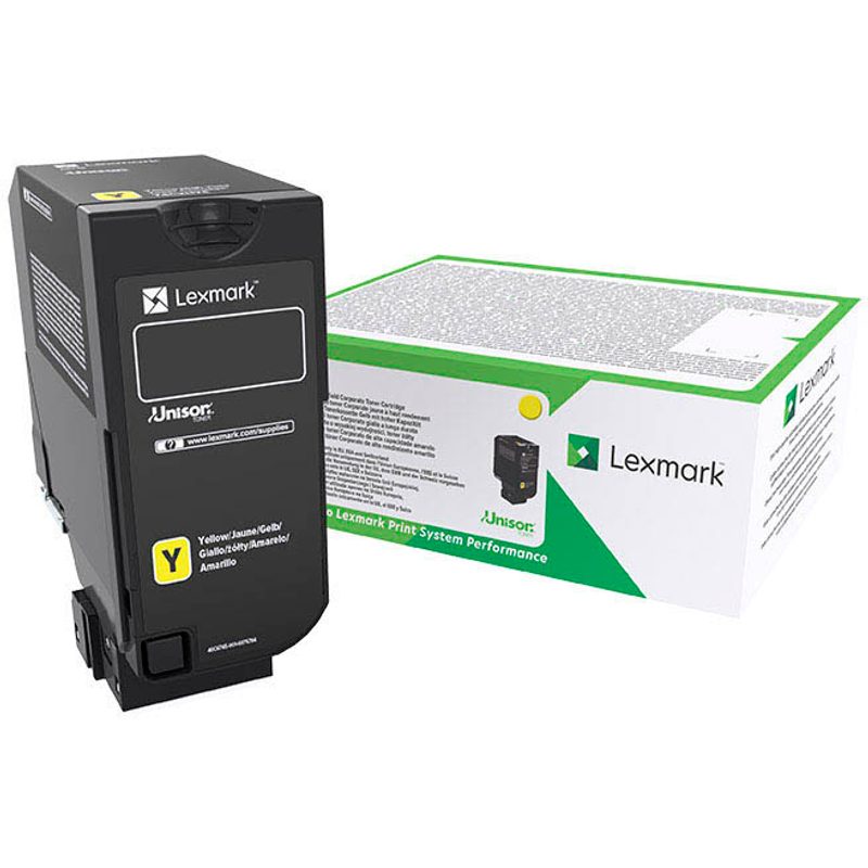 Original Lexmark 74C2SYE Toner Gelb XL ( A-Ware )