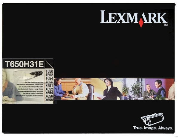 Original Lexmark T650H31E Toner Schwarz XL