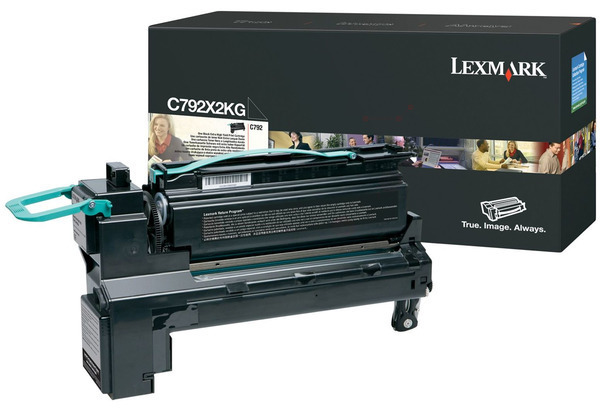 Original Lexmark C792X2KG Toner Schwarz XL