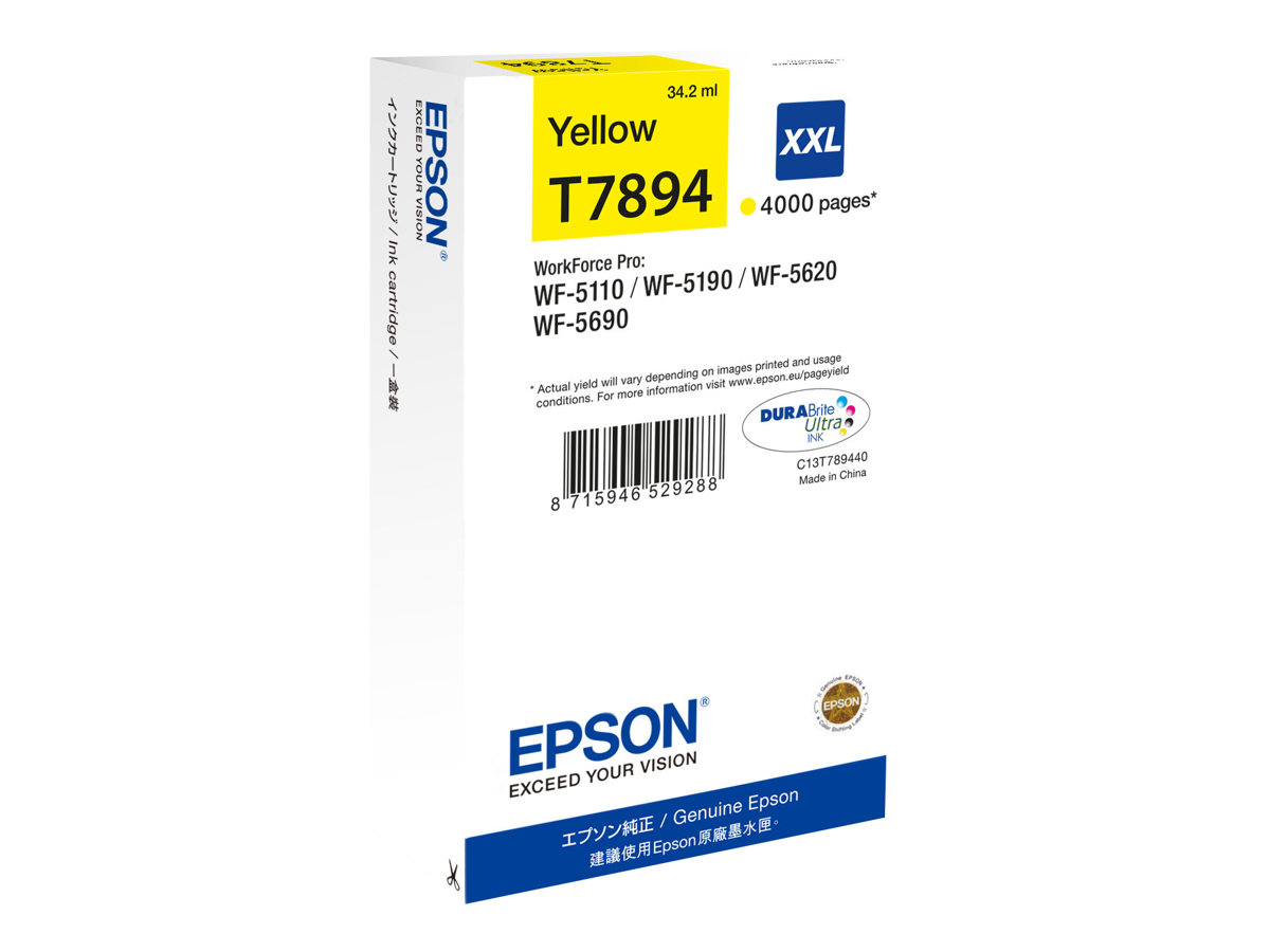 Original Epson 79XXL | T7894XXL | C13T789440 Tinte Gelb XXL