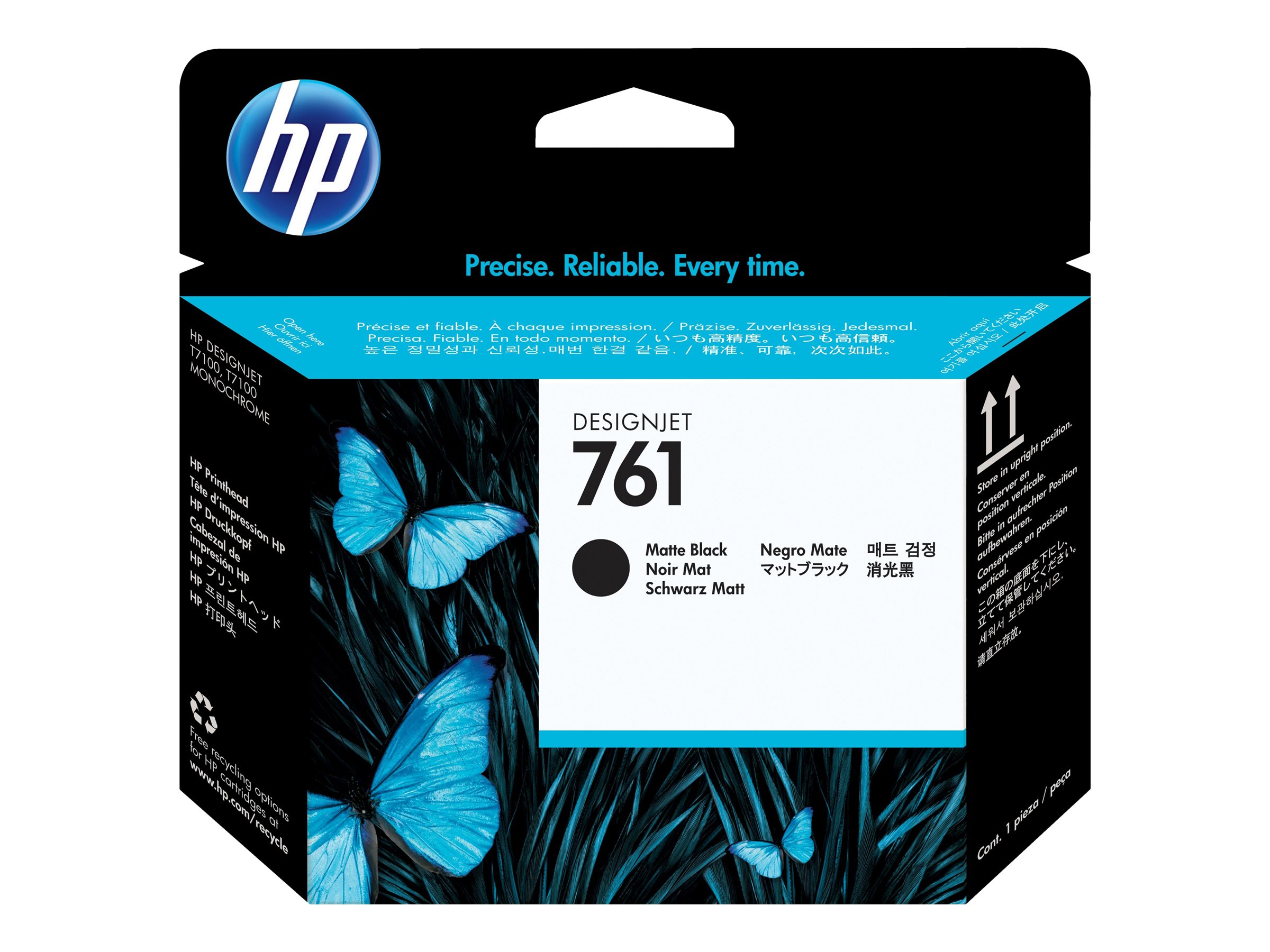 Original HP 761 | CH648A Druckkopf Matt Schwarz ( 2025 )