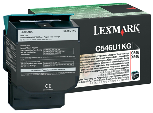 Original Lexmark C546U1KG Toner Schwarz XXL