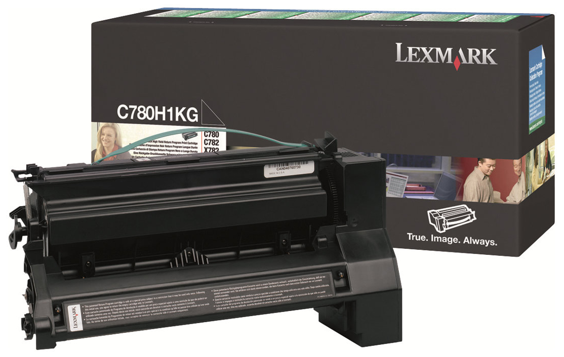 Original Lexmark C780H1KG Toner Schwarz XL