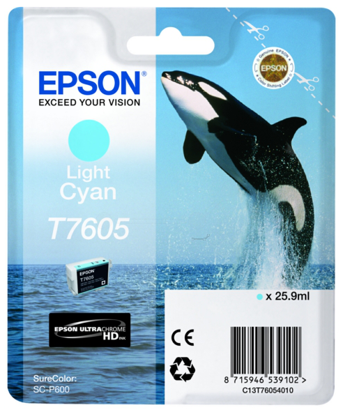 Original Epson T7605 | C13T76054010 light cyan Tintenpatrone