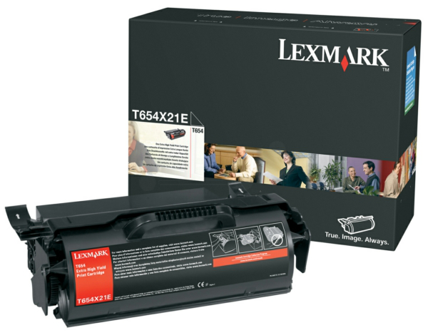 Original Lexmark T654X21E Toner Schwarz XXL