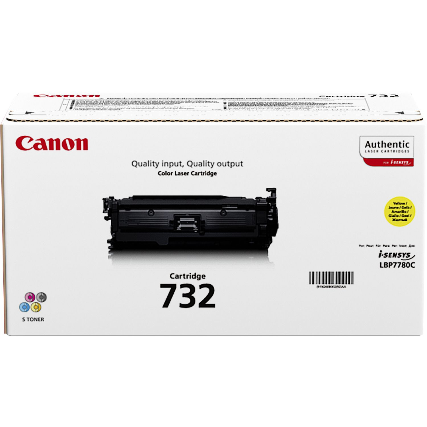 Original Canon 732Y | 6260B002 Toner Gelb