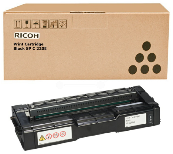 Original Ricoh 407543 Toner Schwarz