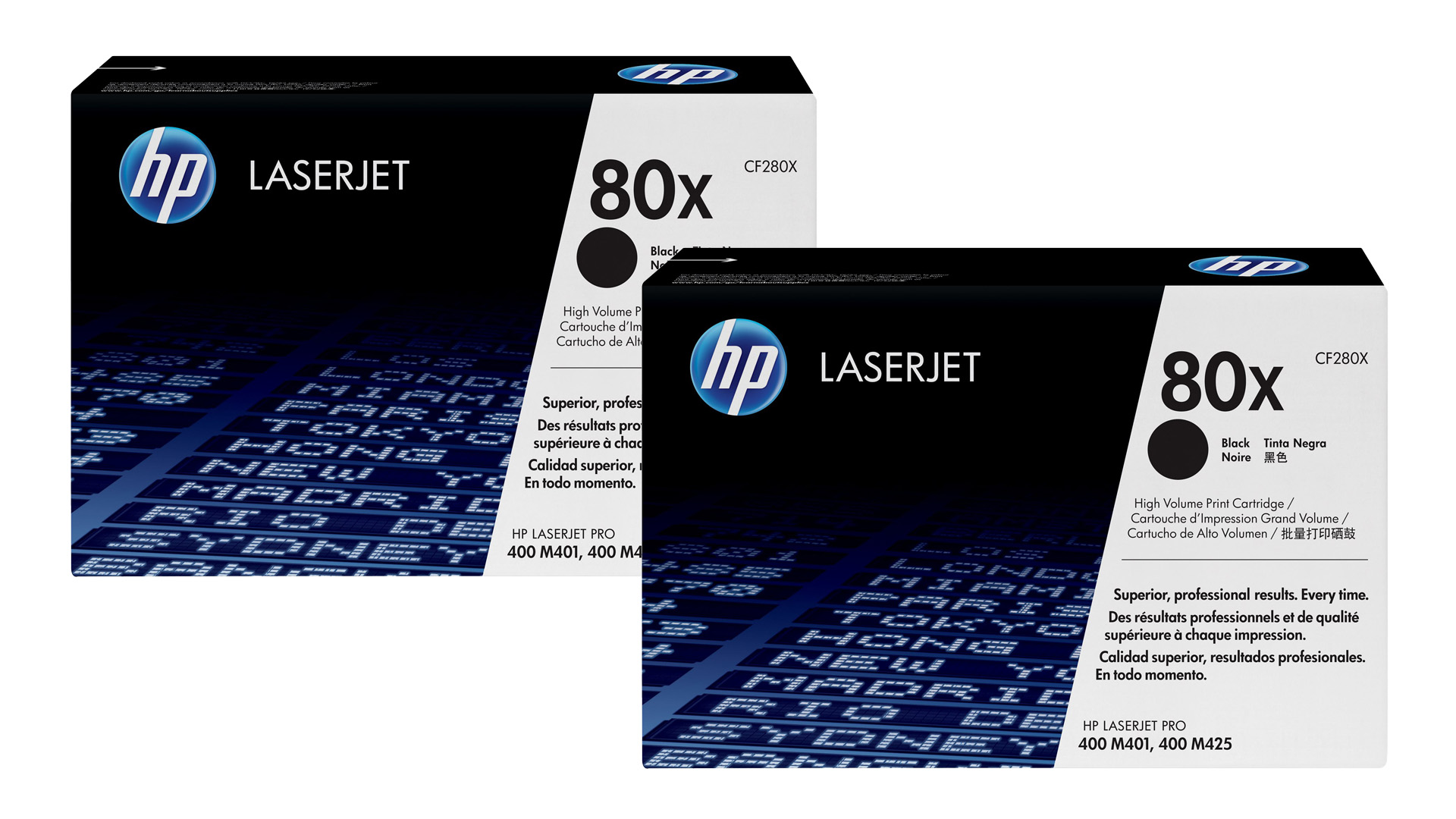 Original HP CF280XD | 80X Toner Schwarz ( 2 Stück ) XL