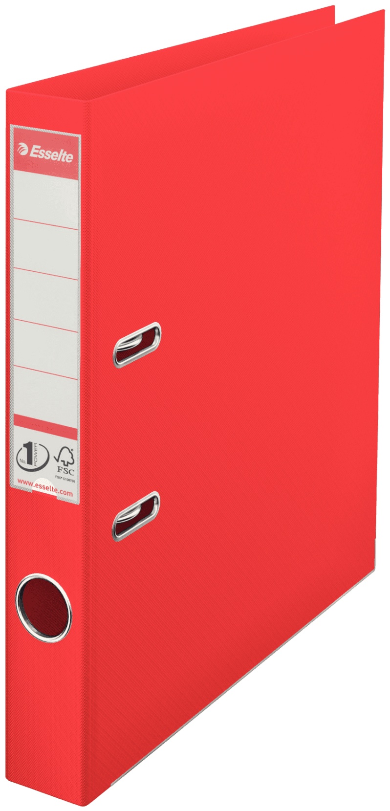 Esselte Ordner No.1 POWER | DIN A4 | 5,0 cm | Hellrot