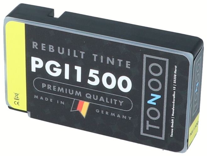 Tonoo® Tinte ersetzt Canon 9195B001 | PGI1500XLY Gelb XL