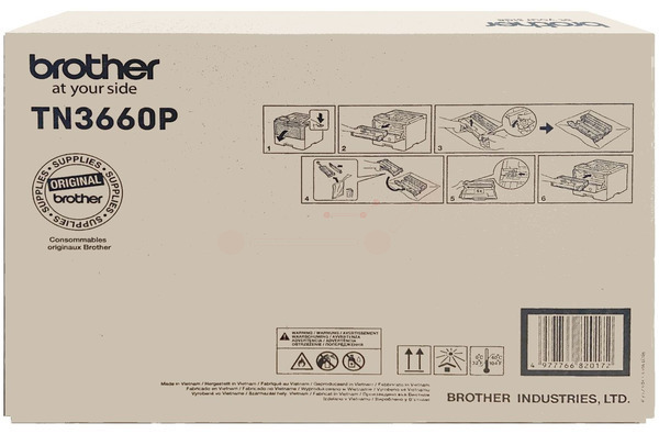 Original Brother TN3660P Toner Schwarz XXL