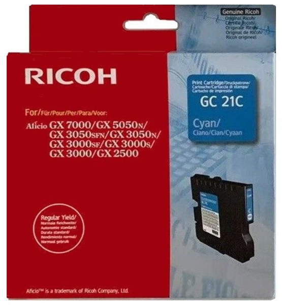 Original Ricoh GC21C | 405533 | Tinte Cyan