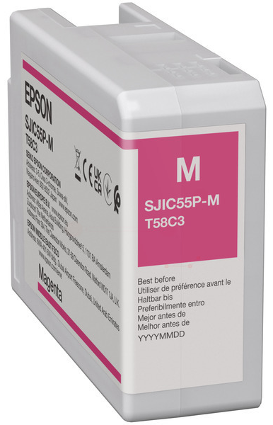 Original Epson SJIC55M | C13T58C340 Tintenpatrone Magenta
