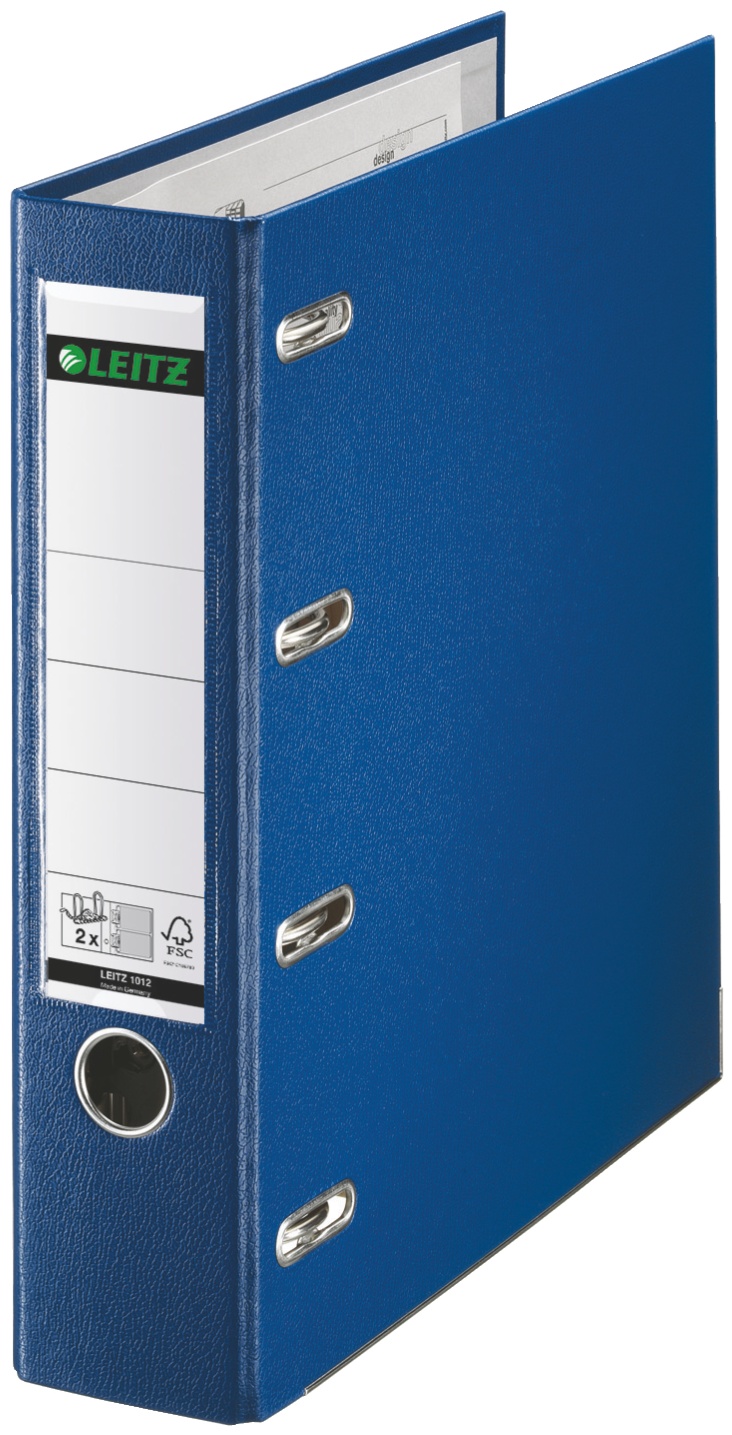 Leitz Doppelordner | DIN 2 x A5 | 7,5 cm | Blau