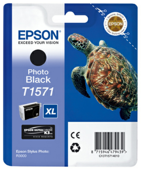 Original Epson T1571XL | C13T15714010 Photo Schwarz