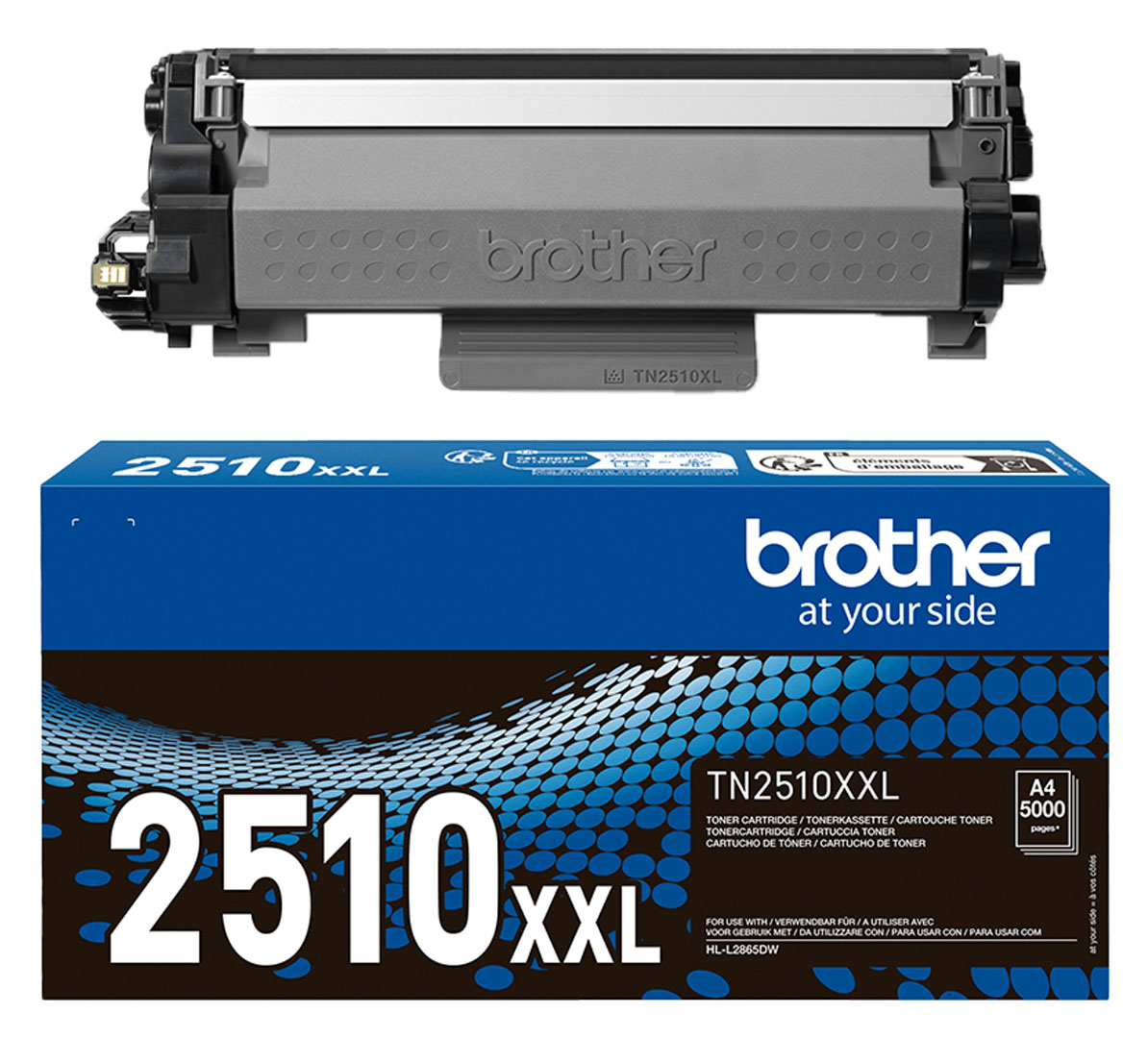 Original Brother TN2510XXL Toner Schwarz XXL