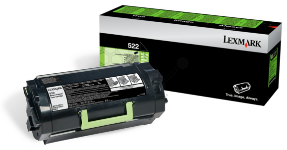 Original Lexmark 522 | 52D2000 Toner Schwarz