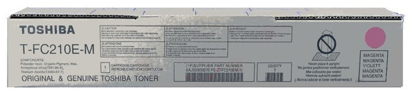 Original Toshiba T-FC210EM | 6AJ00000270 Toner Magenta