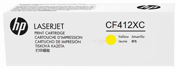 Original HP CF412X | CF412XC | 410X Toner Gelb XL
