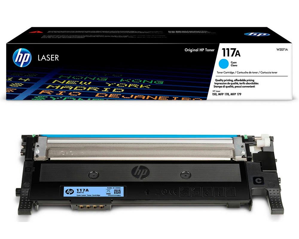 Original HP W2071A | 117A Toner Cyan
