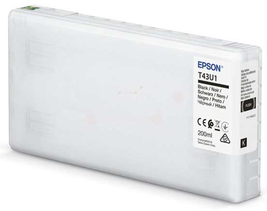 Original Epson T43U | C13T43U140 | C13T43U14N Tinte Schwarz ( 11.2026 )