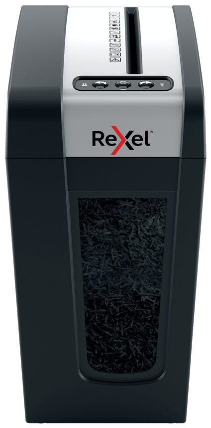Rexel MC4-SL Aktenvernichter | P-5 Mikroschnitt | 4 Blatt | 14 l | Schwarz
