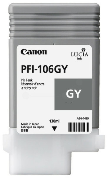 Original Canon PFI106GY | 6630B001 Tinte Grau