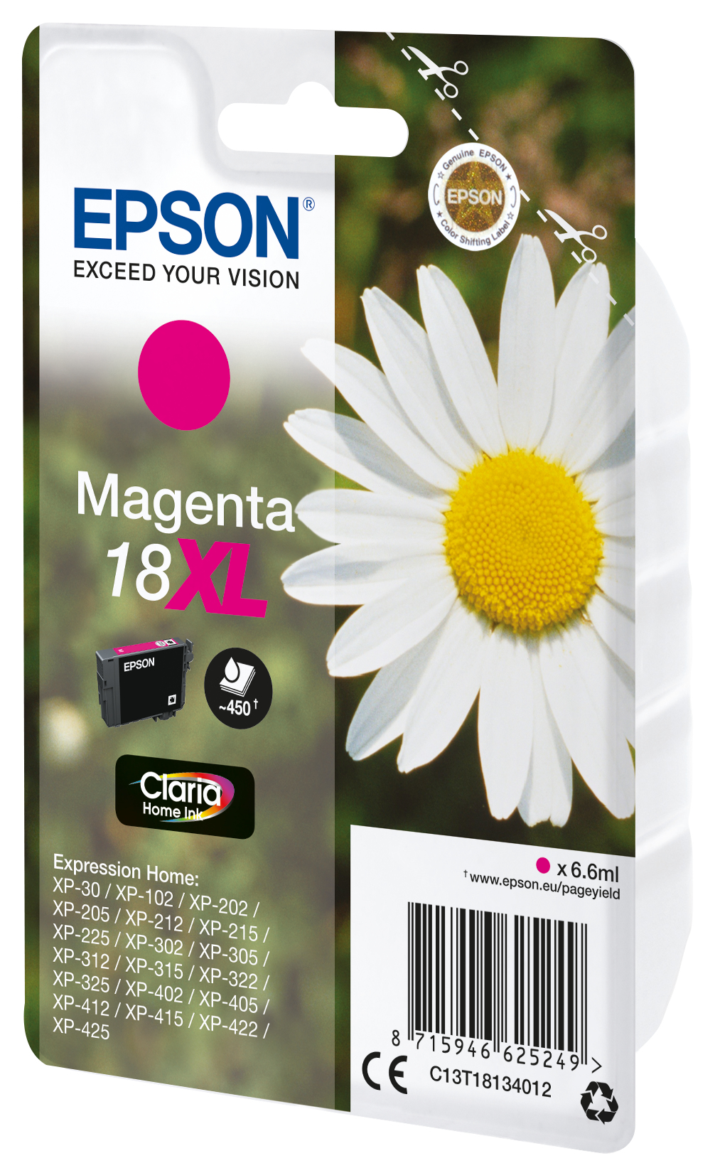 Original Epson 18XL | C13T18134012 | C13T18134022 Tinte Magenta XL