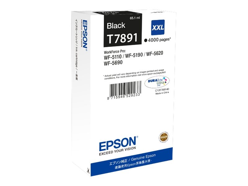 Original Epson 79XXL | T7891XXL | C13T789140 Tinte Schwarz XXL