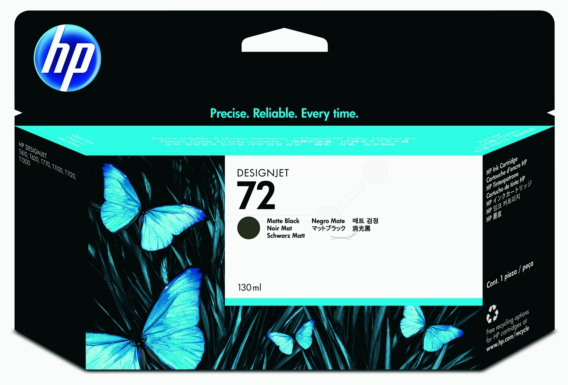 Original HP 72 | C9403A Tinte Matt Schwarz