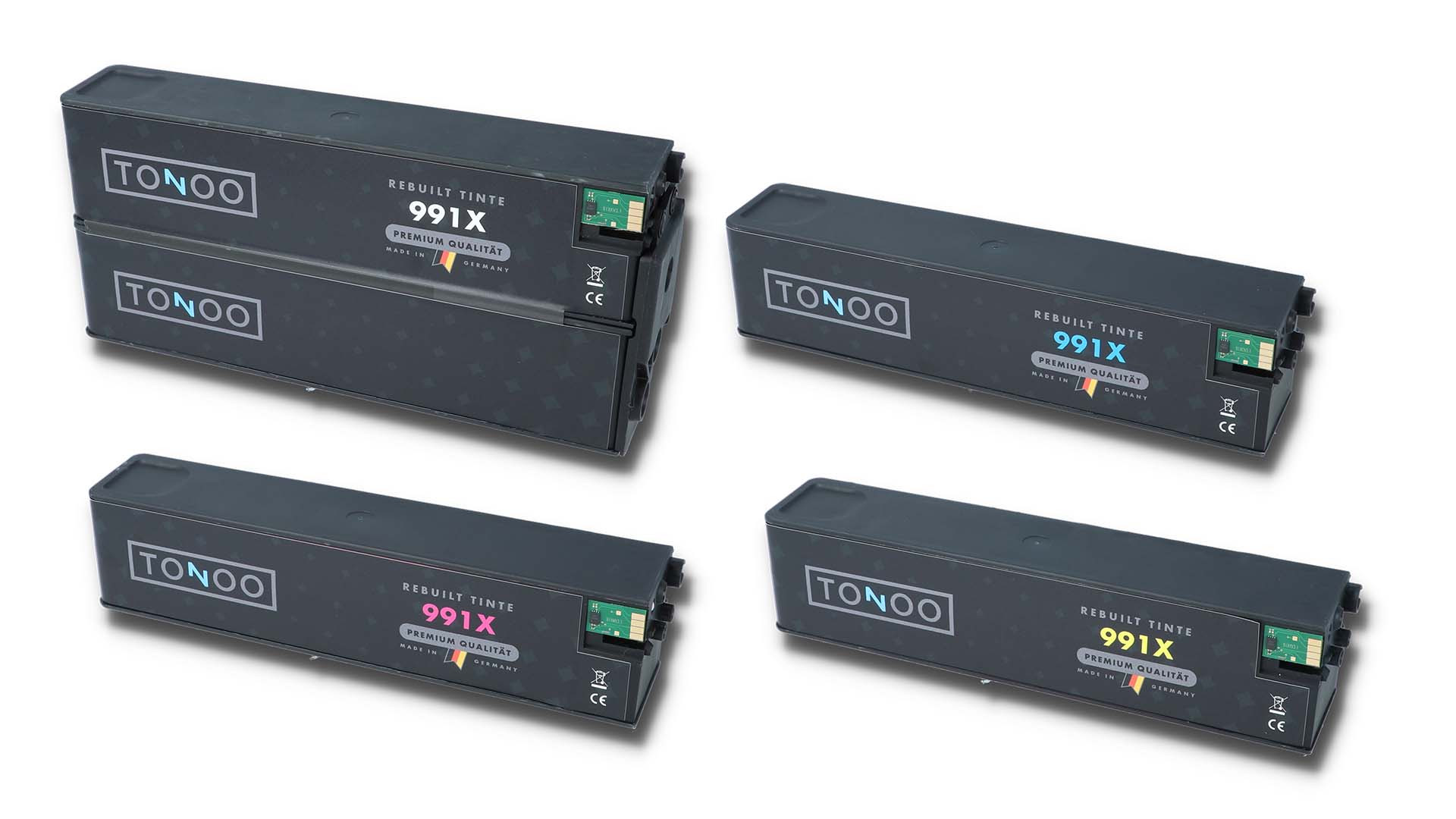 Tonoo® Tinte ersetzt HP 991X BK|C|M|Y Spar Set XL