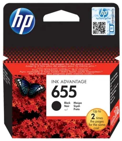 Original HP 655 | CZ109AE Tinte Schwarz