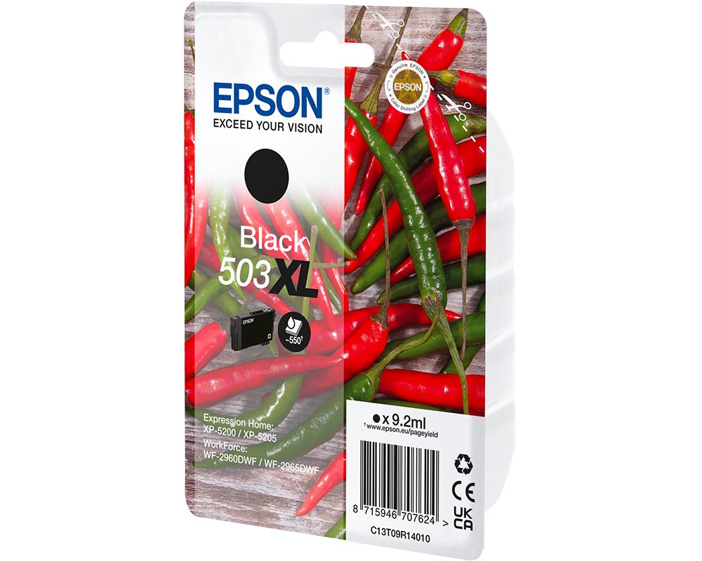 Original Epson 503XL | C13T09R14010 Tinte Schwarz XL