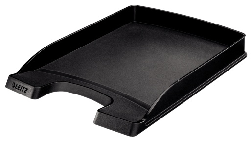 Leitz Briefablage Plus | DIN A4 | Schwarz | Kunststoff