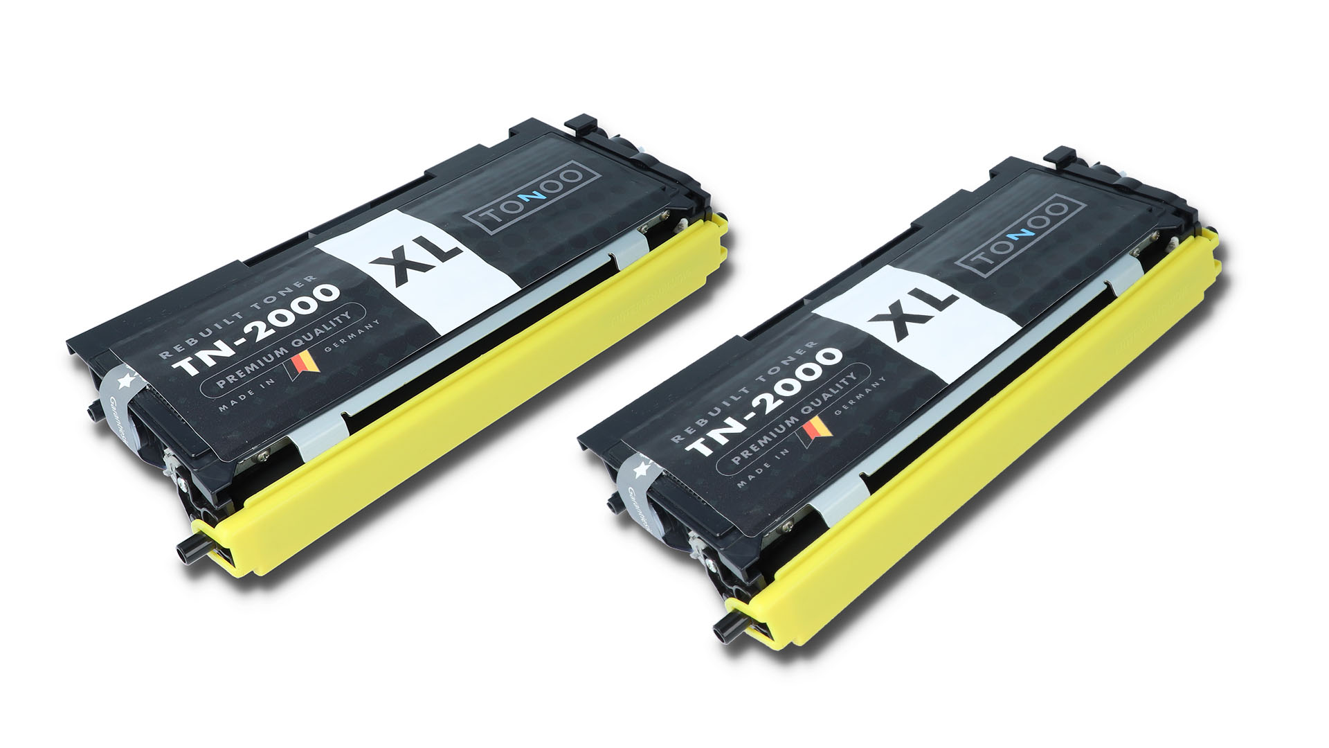Tonoo® Toner ersetzt Brother TN2000 Schwarz Doppelpack XL