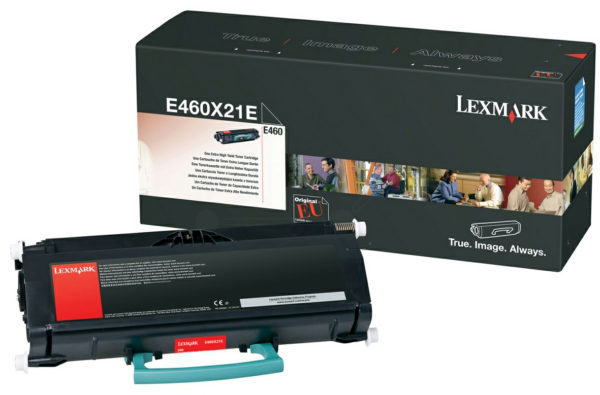 Original Lexmark E460X21E Toner Schwarz XXL