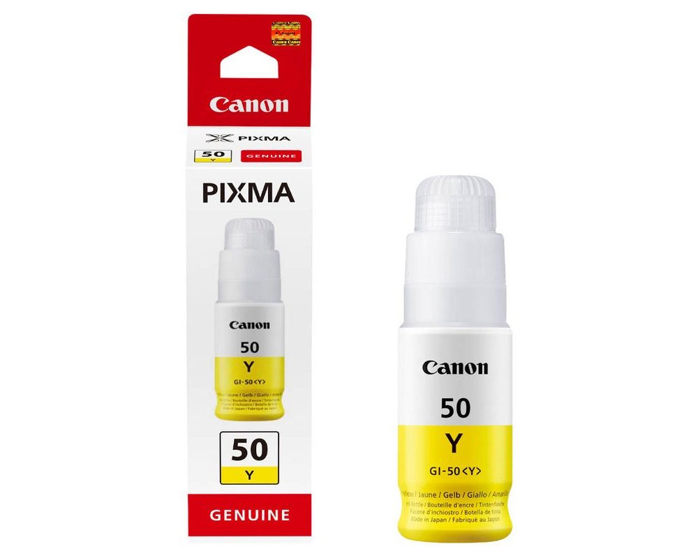 Original Canon GI-50Y | 3405C001 Tintenflasche Gelb